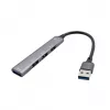 i-tec Metal USB 3.0 HUB'das 1x USB 3.0 + 3x USB 2.0