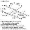 Bosch Serie 4 PKE645BB2E kaitlentė juoda įmontuojama 60 cm keraminė 4 zonų