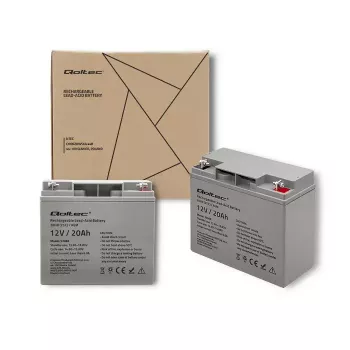 Qoltec 53066 UPS baterija Sandari švino rūgštis 12 V 20 Ah