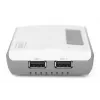 DIGITUS 2 prievadų USB 2.0 Wi-Fi tinklo serveris NAS USB šakotuvas spausdinimo serveris