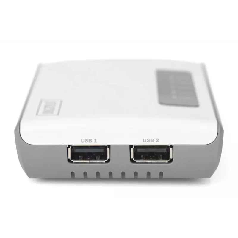 DIGITUS 2 prievadų USB 2.0 Wi-Fi tinklo serveris NAS USB šakotuvas spausdinimo serveris