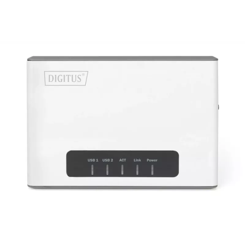 DIGITUS 2 prievadų USB 2.0 Wi-Fi tinklo serveris NAS USB šakotuvas spausdinimo serveris