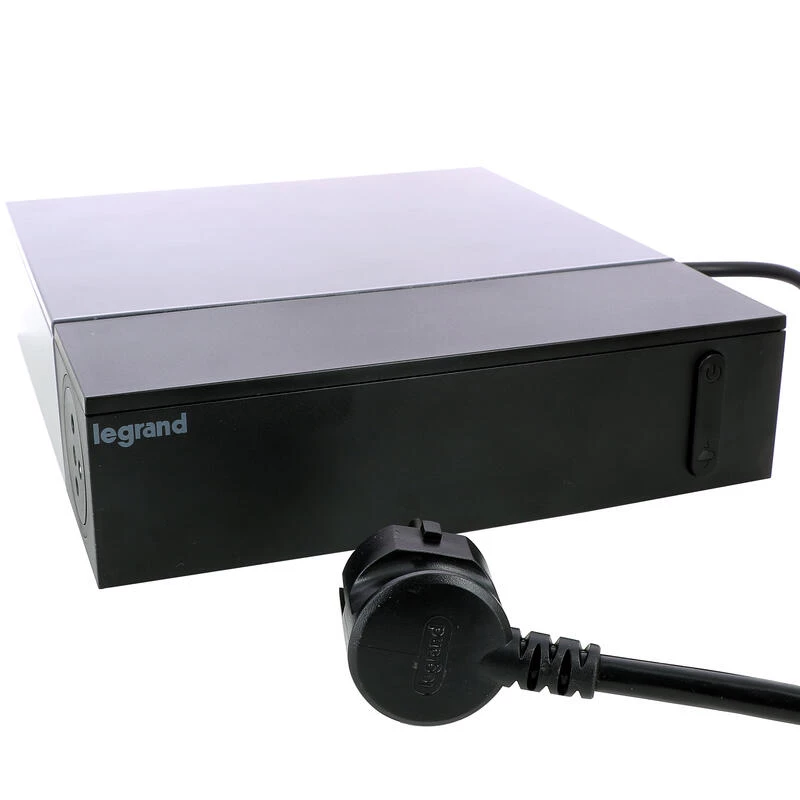 Legrand 049430 power extension 2 m 8 AC outlet(s) vidinis Juoda