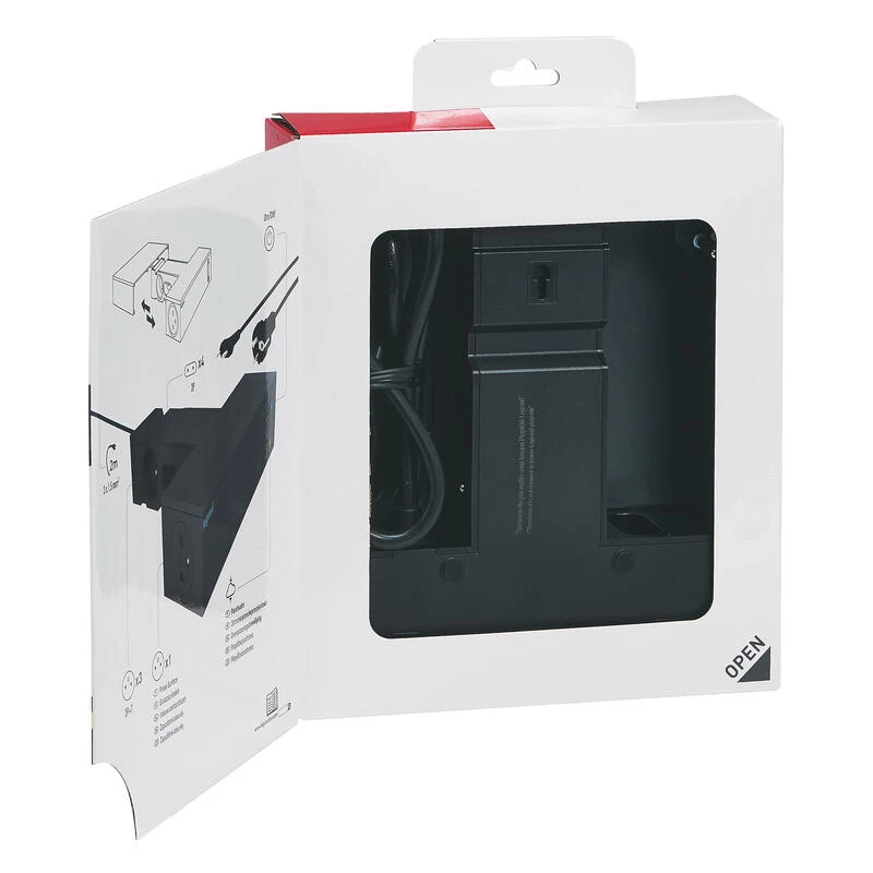 Legrand 049430 power extension 2 m 8 AC outlet(s) vidinis Juoda