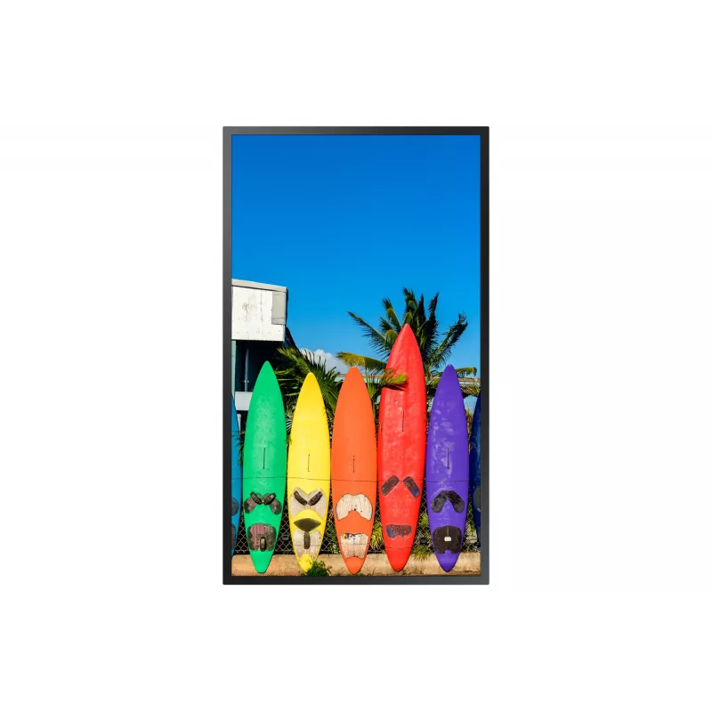 Samsung OM55B Skaitmeninės reklamos plokščiasis ekranas 139,7 cm (55 colių) LCD Wi-Fi 3000 cd/m² 4K Ultra HD Juodas Įmontuotas procesorius Tizen 5.0 24/7