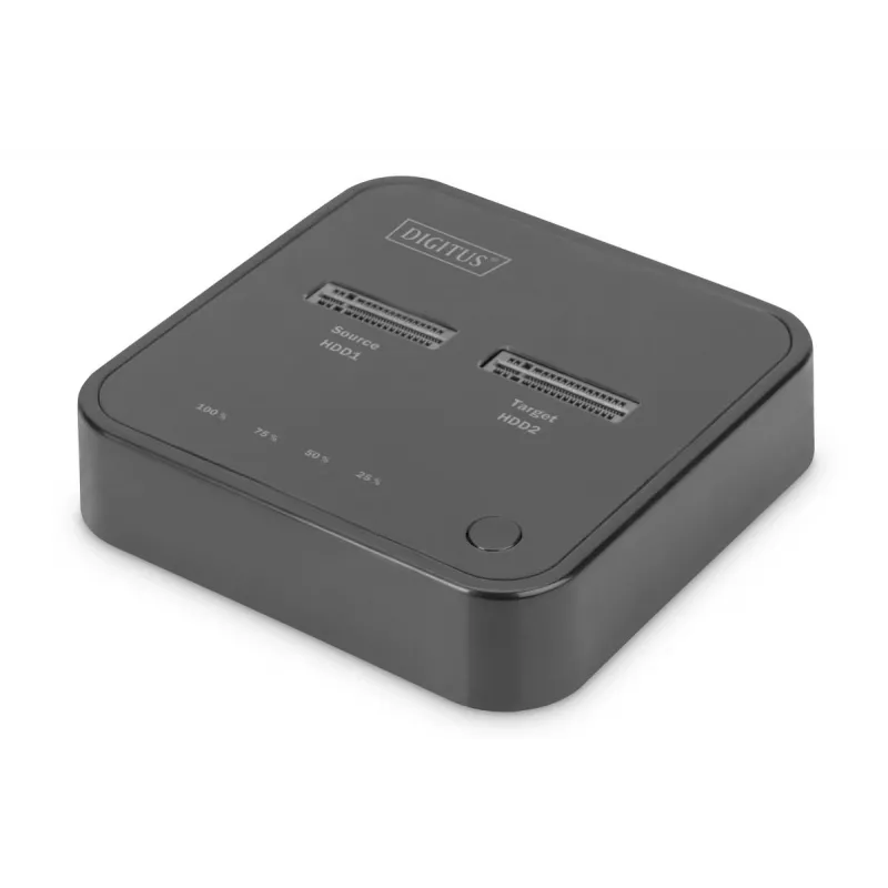 Digitus Dual M.2 NVMe SSD Docking Station USB-C su neprisijungus klonavimo funkcija