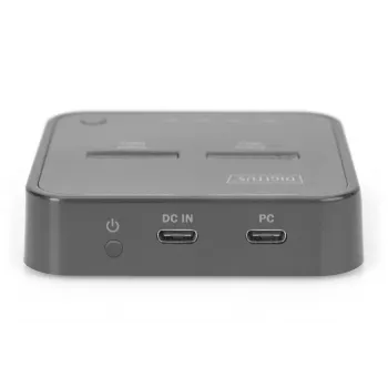 Digitus Dual M.2 NVMe SSD Docking Station USB-C su neprisijungus klonavimo funkcija
