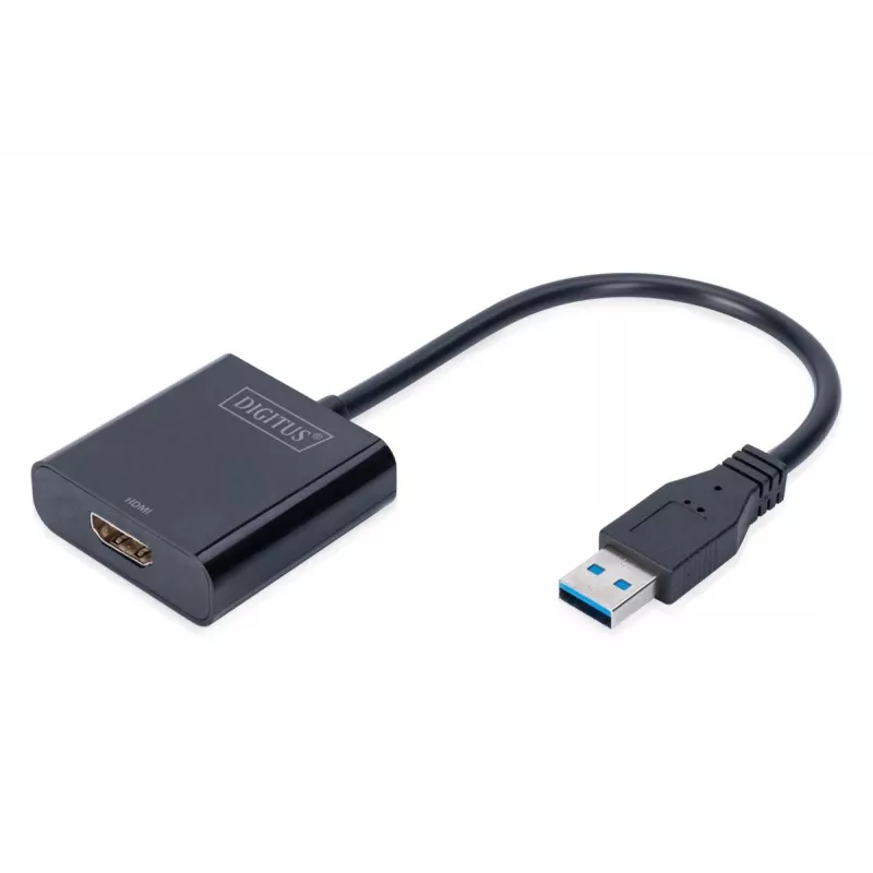 DIGITUS USB 3.0 į HDMI adapteris Įvestis USB, Išvestis HDMI Skiriamoji geba iki 1080p