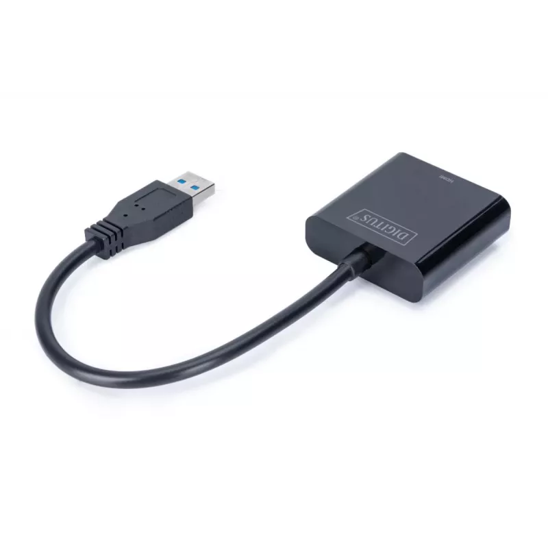 DIGITUS USB 3.0 į HDMI adapteris Įvestis USB, Išvestis HDMI Skiriamoji geba iki 1080p