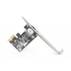 Digitus Gigabit Ethernet PCI Express tinklo plokštė DN-10130-1, laidinė, 1000 Mbit/s, juoda
