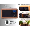 Nešiojamas radijas Adler AD 1184 su DAB+/FM/AM skaitmeniniu imtuvu, Bluetooth 5.0, 15W, SD/USB, žadintuvu, juodas/medis