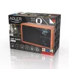 Nešiojamas radijas Adler AD 1184 su DAB+/FM/AM skaitmeniniu imtuvu, Bluetooth 5.0, 15W, SD/USB, žadintuvu, juodas/medis