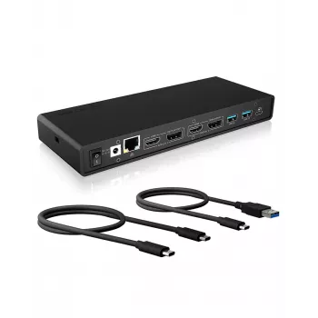 ICY BOX IB-DK2245AC Wired USB 3.2 Gen 1 (3.1 Gen 1) Type-C Juoda