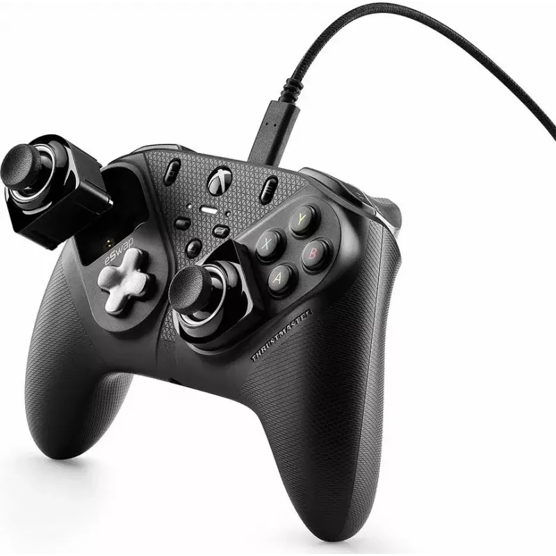 Thrustmaster eSwap S Pro valdiklis — pritaikomi profiliai, nuimami moduliai, skirti kompiuteriui ir „Xbox“