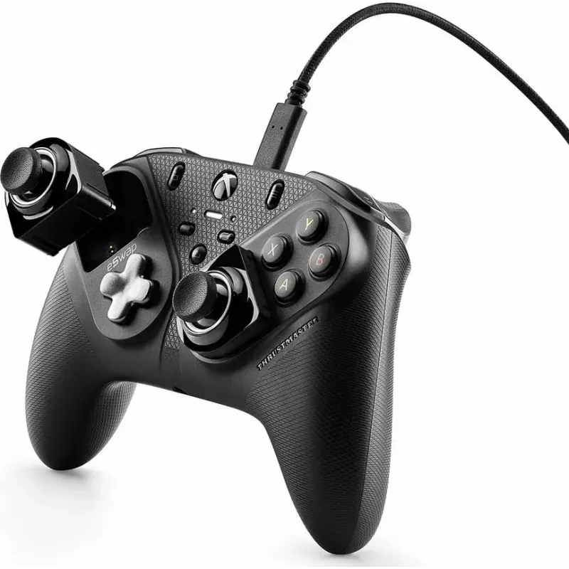 Thrustmaster eSwap S Pro valdiklis — pritaikomi profiliai, nuimami moduliai, skirti kompiuteriui ir „Xbox“