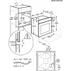 Electrolux EOF3H50BX 65 L nerūdijančiojo plieno