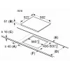 Bosch PIE611BB5E kaitlentė juoda įmontuojama 60 cm zoninė indukcinė kaitlentė 4 zonos
