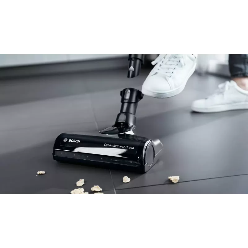 Bosch BBS712A bekontaktis dulkių siurblys/elektrinis šluotražis 2-in-1 bekontaktis dulkių siurblys, baterija, sausas, higieninis filtras, be maišelio, 0,3 l, grafitas