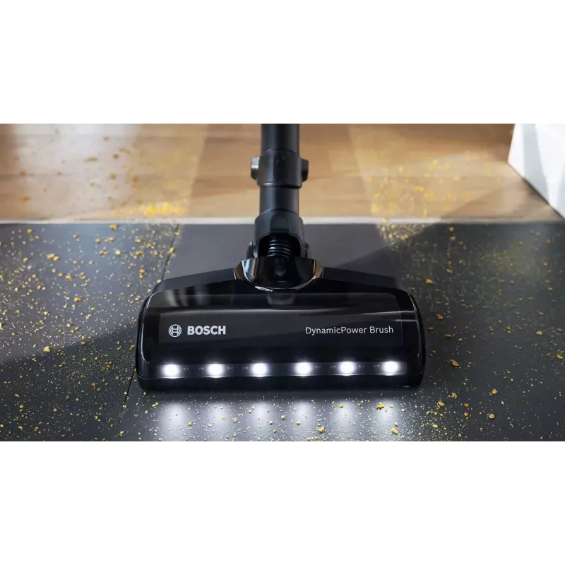 Bosch BBS712A bekontaktis dulkių siurblys/elektrinis šluotražis 2-in-1 bekontaktis dulkių siurblys, baterija, sausas, higieninis filtras, be maišelio, 0,3 l, grafitas