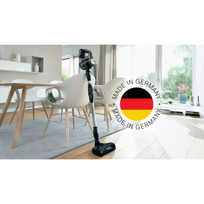 Bosch BBS712A bekontaktis dulkių siurblys/elektrinis šluotražis 2-in-1 bekontaktis dulkių siurblys, baterija, sausas, higieninis filtras, be maišelio, 0,3 l, grafitas