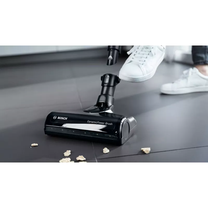 Bosch BBS712A bekontaktis dulkių siurblys/elektrinis šluotražis 2-in-1 bekontaktis dulkių siurblys, baterija, sausas, higieninis filtras, be maišelio, 0,3 l, grafitas