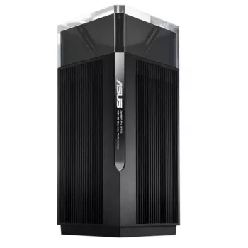 ASUS ZenWiFi Pro ET12 Triju juostų (2,4 GHz / 5 GHz / 6 GHz) Wi-Fi 6E (802.11ax) Juoda 3 vidinės antenos