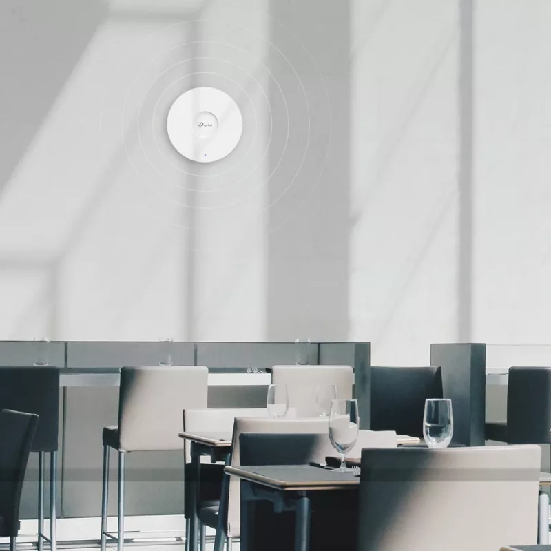 TP-Link Omada AX3000 belaidis prieigos taškas montavimui ant lubų, WiFi 6