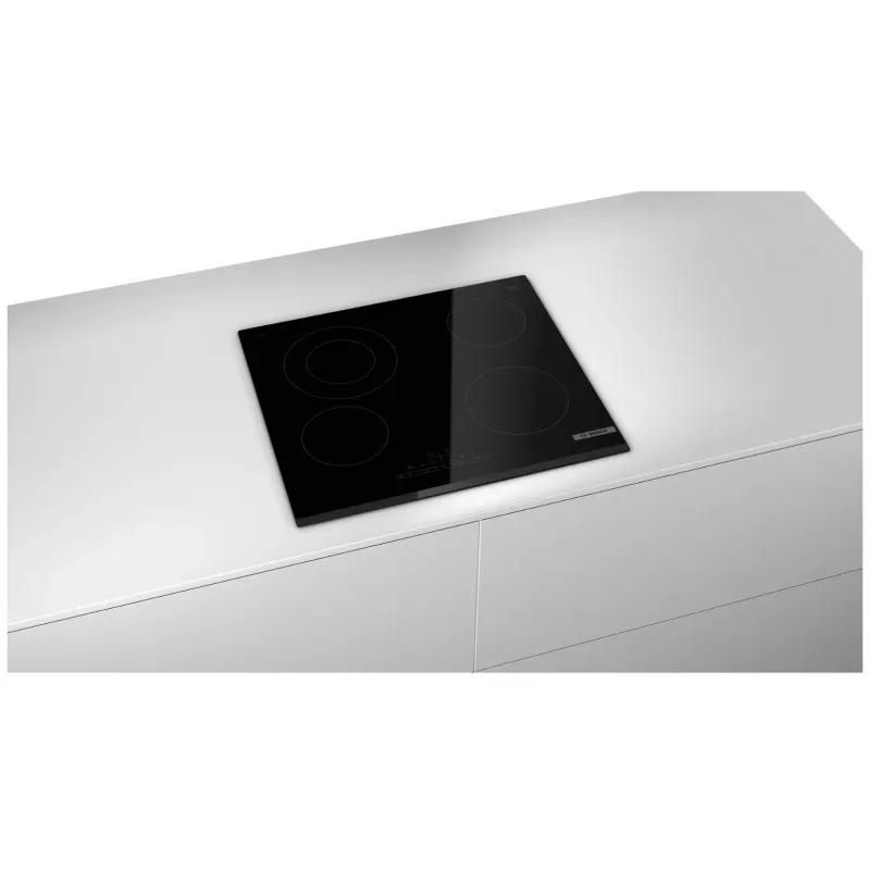 Bosch PKF631FP3E kaitlentė, juoda, įmontuojama, 60 cm, keraminė kaitlentė, 4 zonos