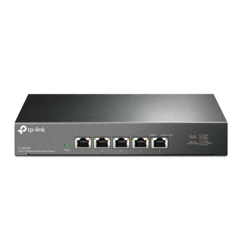 Nevaldomas jungiklis TP-Link TL-SX105 5 prievadų 10G stalinis jungiklis
