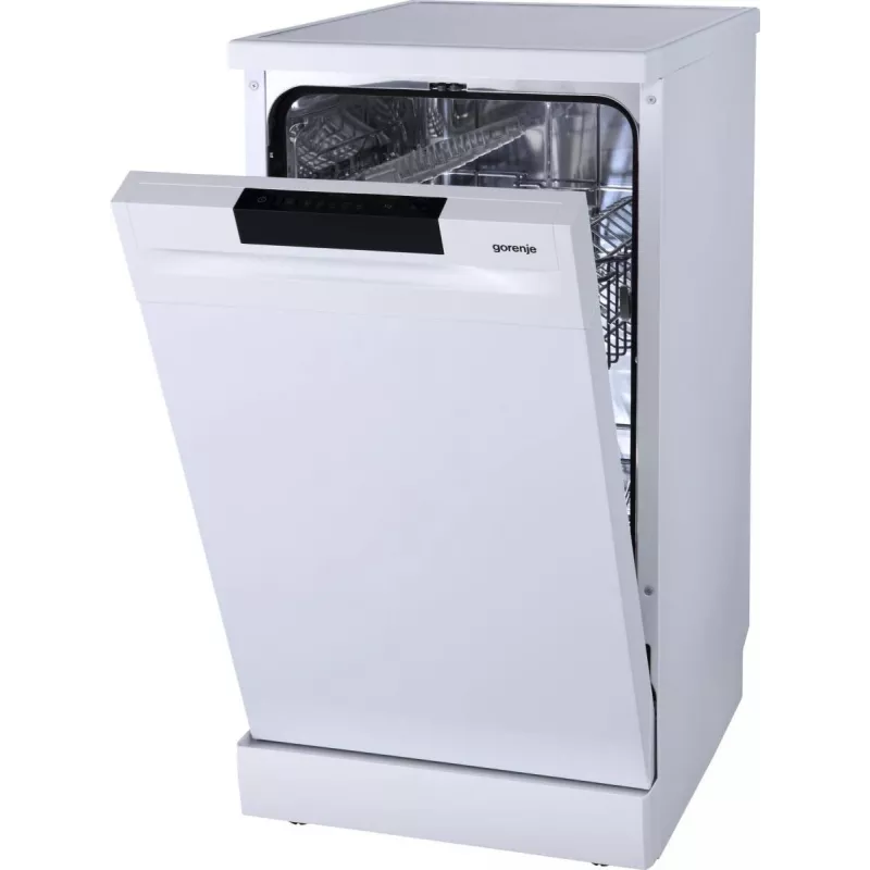 Laisvai pastatoma indaplovė Gorenje GS520E15W — 9 komplektai, 47 dB, 448×600×845 mm, 9 l/ciklas