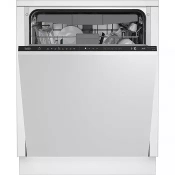Beko BDIN38521Q Pilnai įmontuojama indaplovė, 15 komplektų, 44 dB