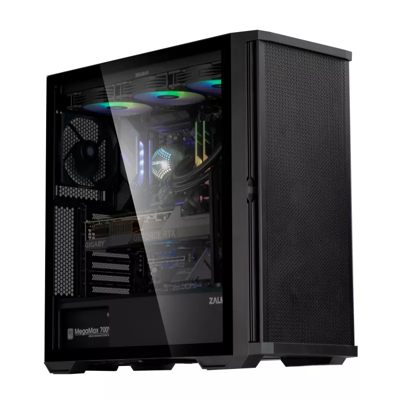 Zalman Z10 kompiuterio korpusas Midi Tower juodas