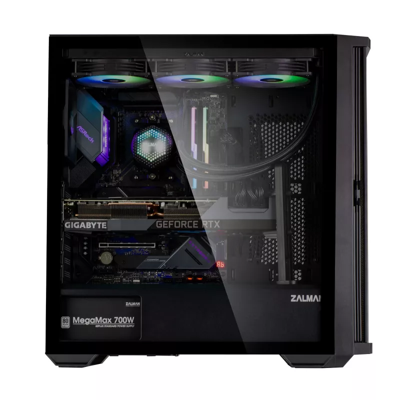 Zalman Z10 kompiuterio korpusas Midi Tower juodas