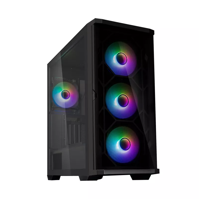 Zalman Z10 DUO kompiuterio korpusas Midi Tower juodas