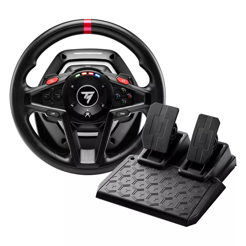 Thrustmaster T128 Juoda USB Steering wheel + Pedals Analogue PC 4460184