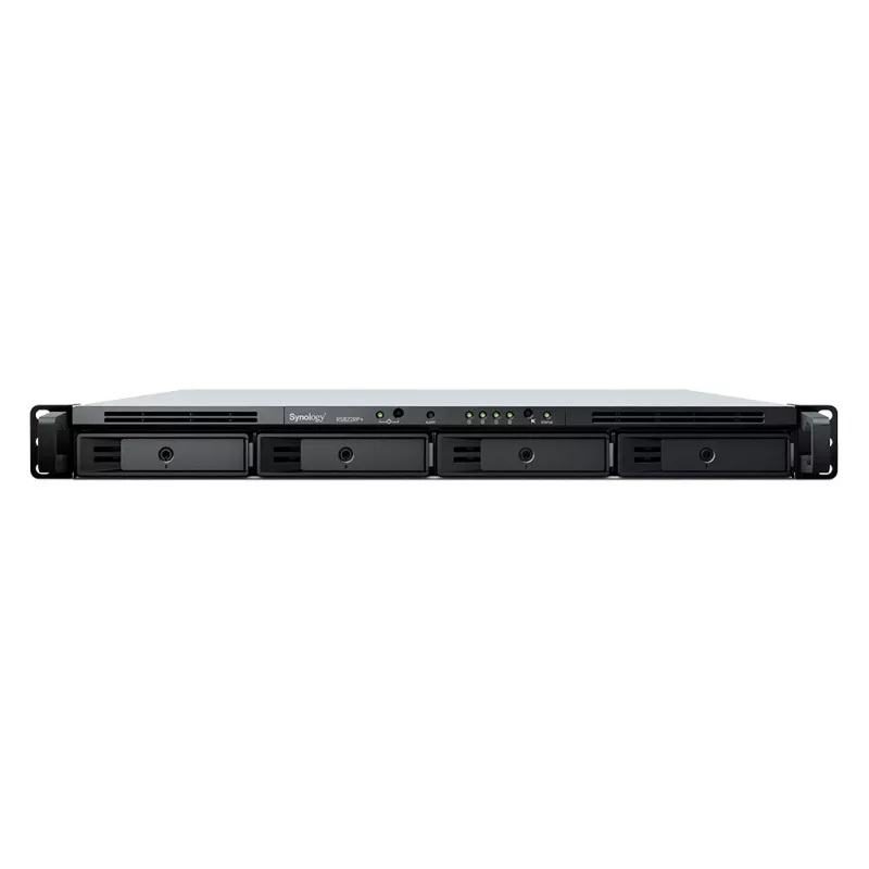 SYNOLOGY Rack Station RS822RP+ 1U 4Bay NAS Server Barebone su pertekliniu maitinimo šaltiniu