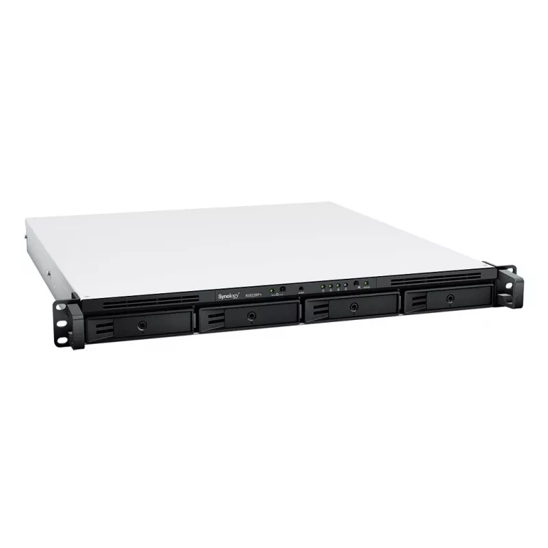 SYNOLOGY Rack Station RS822RP+ 1U 4Bay NAS Server Barebone su pertekliniu maitinimo šaltiniu