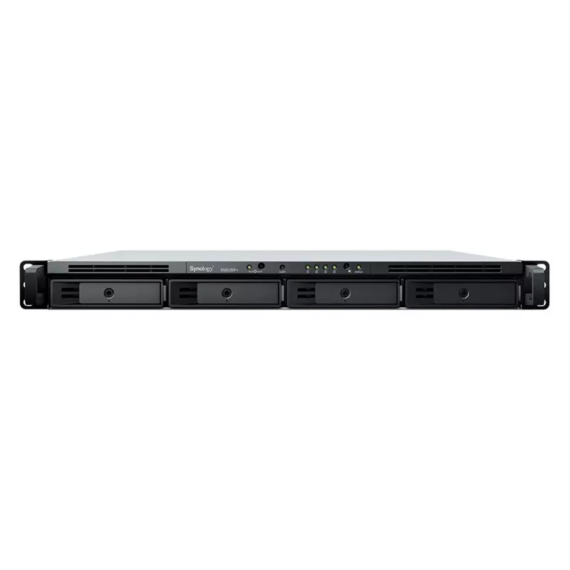 SYNOLOGY Rack Station RS822RP+ 1U 4Bay NAS Server Barebone su pertekliniu maitinimo šaltiniu