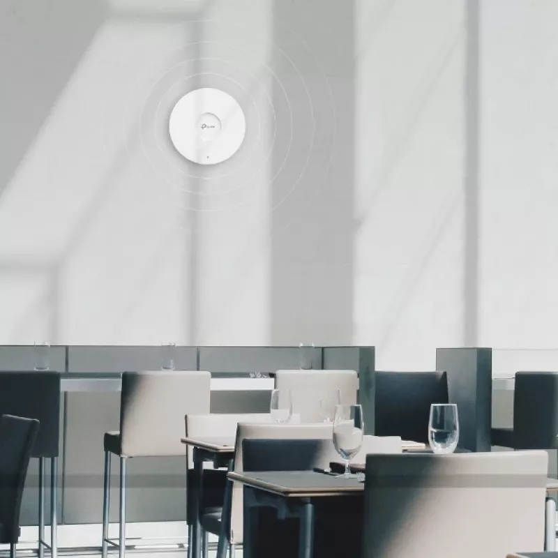 TP-Link Omada AX3000 lubinis WiFi 6 prieigos taškas, 2,4 GHz, 5 GHz, 2976 Mbit/s, HTTPS, SNMP, SNMPv2, SNMPv3, SSH, WPA, WPA2, WPA3, 10,100,1000 Mbit/s