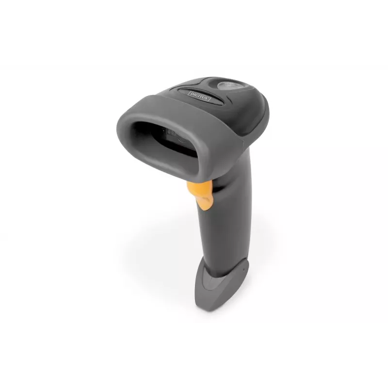 DIGITUS 2D Barcode Hand Scanner QR Code 2m USB-RJ45 kabelis with holder