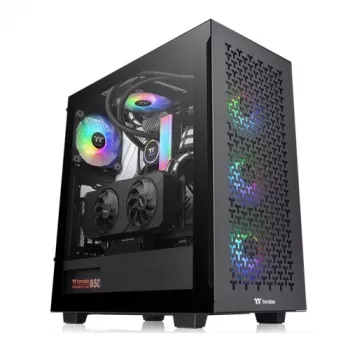 Thermaltake V350 TG ARGB Air Mid Tower korpusas, juodas