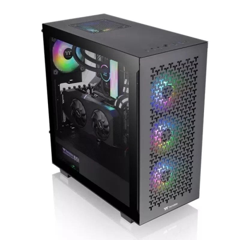 Thermaltake V350 TG ARGB Air Mid Tower korpusas, juodas