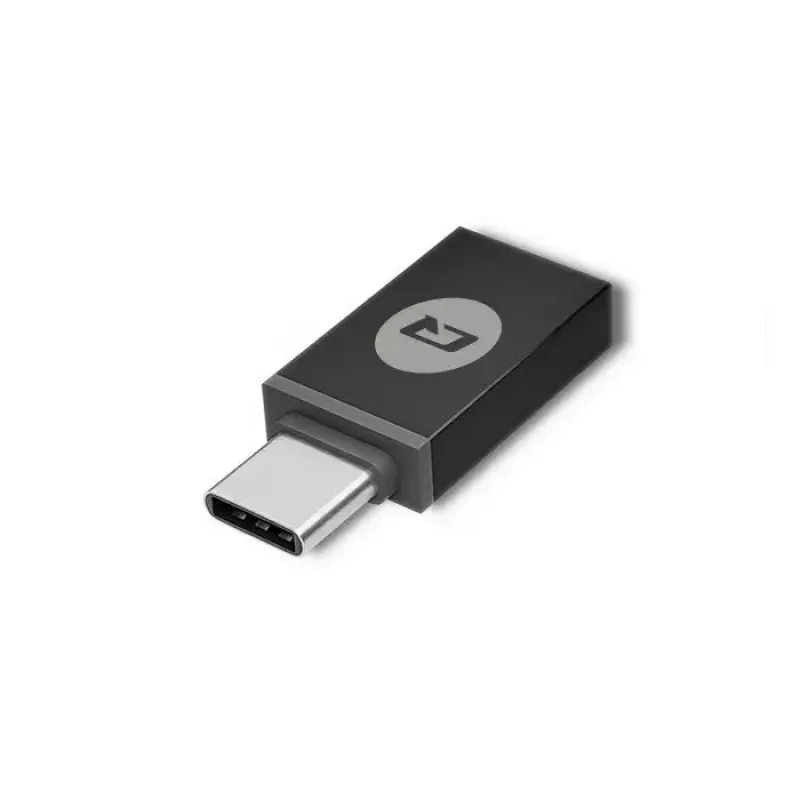 Kortelių skaitytuvas QOLTEC 50634 USB Type-C, ABS korpusas, 90×69 mm, 1,0 m laidas, juodas