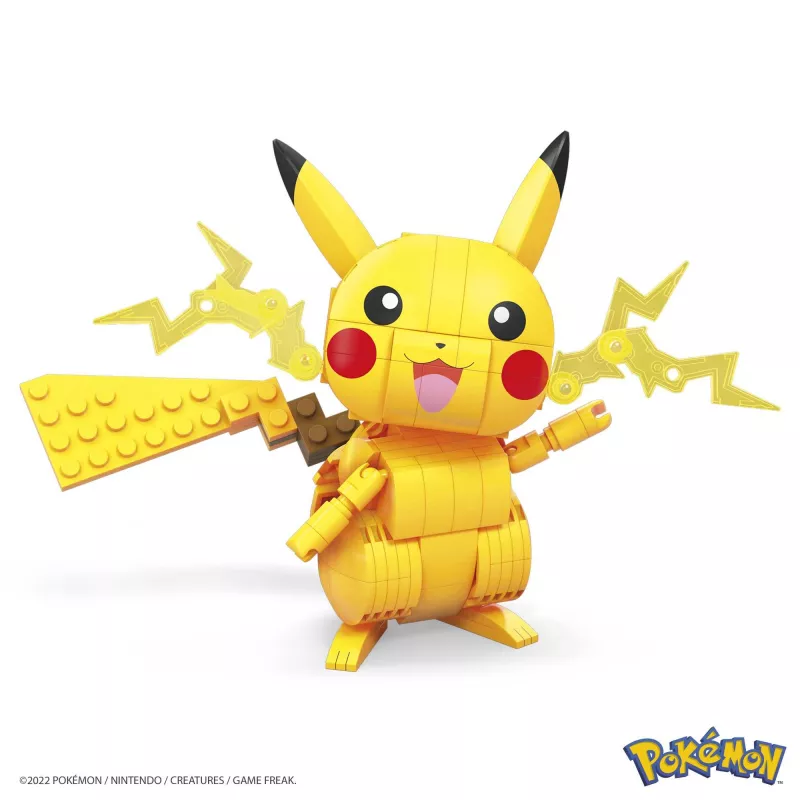 MEGA Pokémon statybinis rinkinys Pikachu (211 dalių) su 1 veikėjo figūrėle vaikams