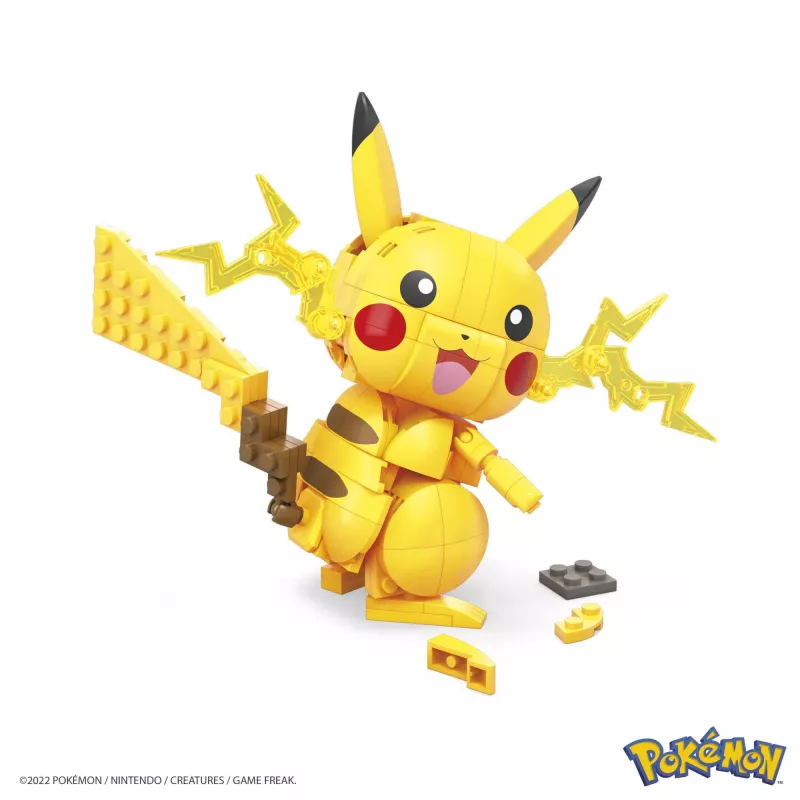 MEGA Pokémon statybinis rinkinys Pikachu (211 dalių) su 1 veikėjo figūrėle vaikams