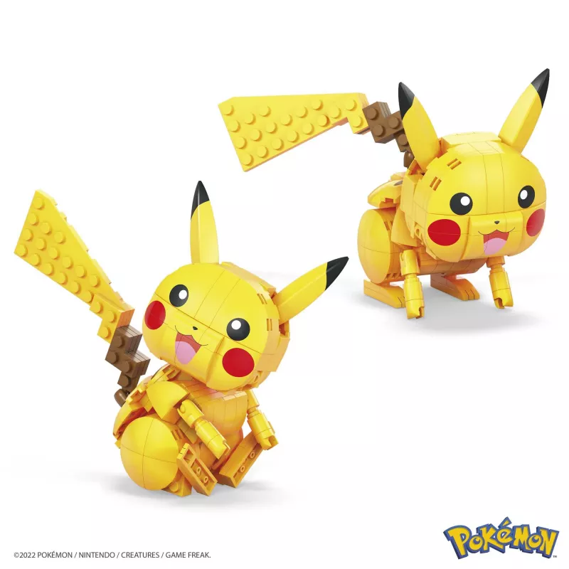 MEGA Pokémon statybinis rinkinys Pikachu (211 dalių) su 1 veikėjo figūrėle vaikams