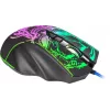 Gaming pelė DEFENDER BULLETSTORM GM-928 — optinė, 7200 DPI, ambidekstrinė, 6–7 mygtukai, USB Type-A, juoda