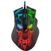 Gaming pelė DEFENDER BULLETSTORM GM-928 — optinė, 7200 DPI, ambidekstrinė, 6–7 mygtukai, USB Type-A, juoda