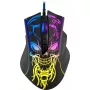 Gaming pelė DEFENDER BULLETSTORM GM-928 — optinė, 7200 DPI, ambidekstrinė, 6–7 mygtukai, USB Type-A, juoda