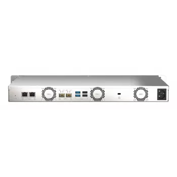 QNAP TS-435XEU NAS stelažinis (1U) Marvell CN9131 4 GB DDR4 0 TB QNAP QTS juoda, pilka